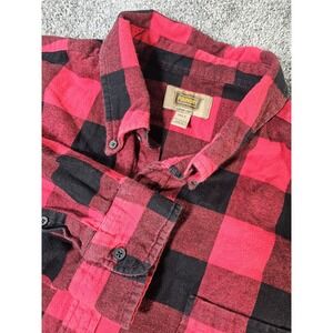 The Foundry Flannel Shirt Men's Big & Tall 2XLT Buffalo check Plaid  L/S